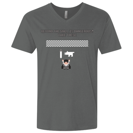 T-Shirts Heavy Metal / X-Small Beyond the Wall Men's Premium V-Neck