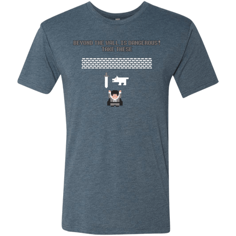 T-Shirts Indigo / Small Beyond the Wall Men's Triblend T-Shirt