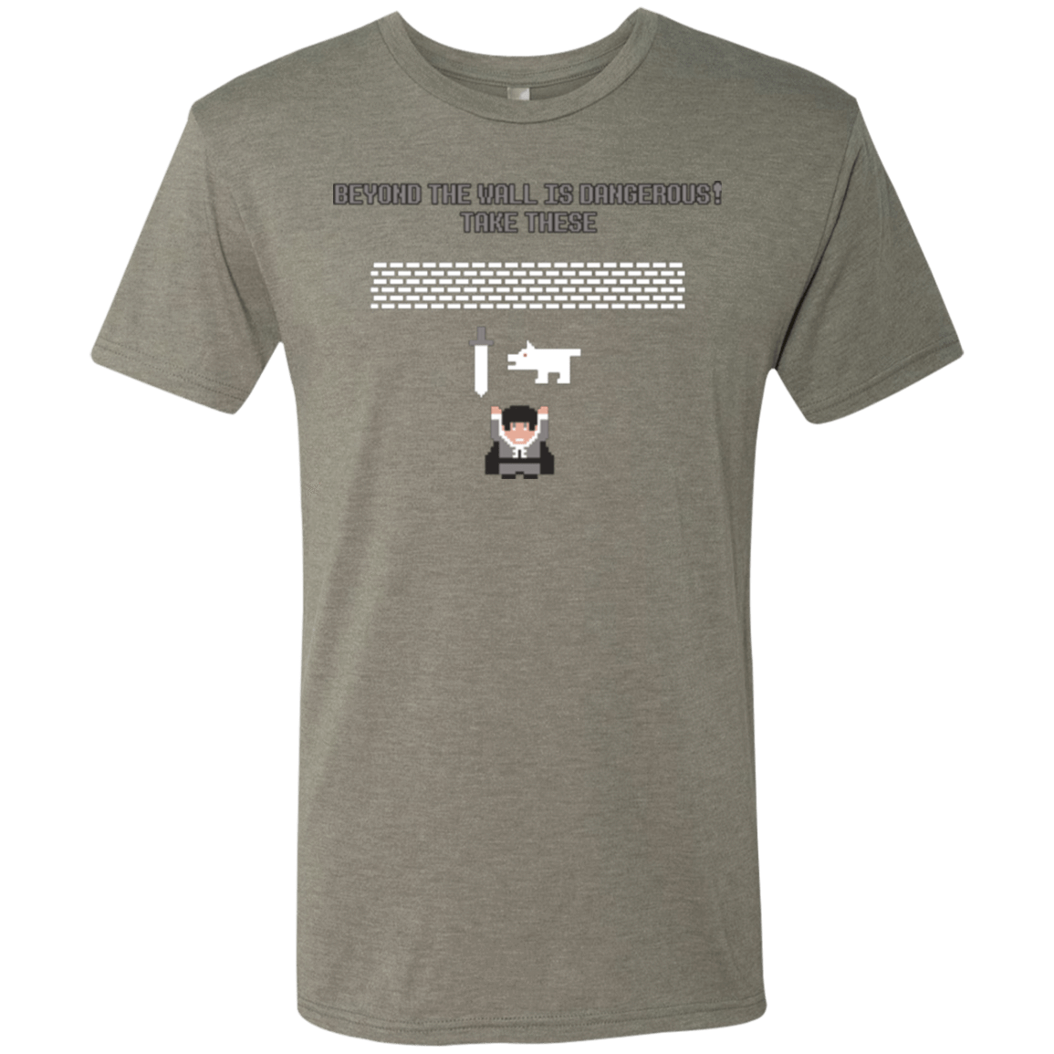 T-Shirts Venetian Grey / Small Beyond the Wall Men's Triblend T-Shirt