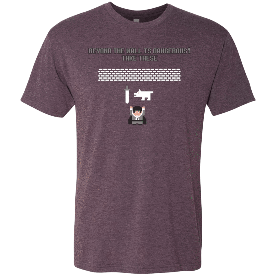 T-Shirts Vintage Purple / Small Beyond the Wall Men's Triblend T-Shirt