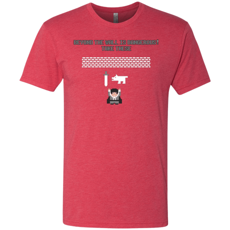 T-Shirts Vintage Red / Small Beyond the Wall Men's Triblend T-Shirt