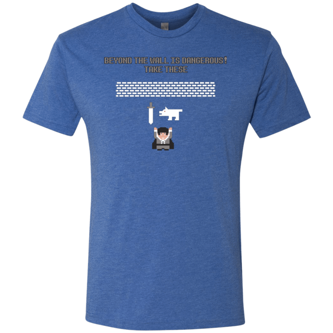 T-Shirts Vintage Royal / Small Beyond the Wall Men's Triblend T-Shirt