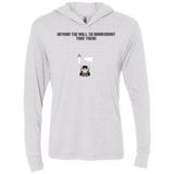 T-Shirts Heather White / X-Small Beyond the Wall Triblend Long Sleeve Hoodie Tee