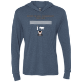 T-Shirts Indigo / X-Small Beyond the Wall Triblend Long Sleeve Hoodie Tee