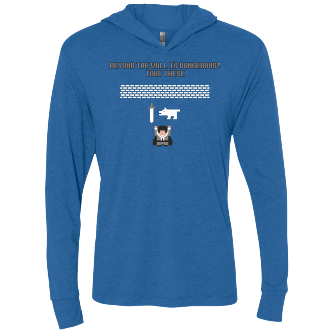 T-Shirts Vintage Royal / X-Small Beyond the Wall Triblend Long Sleeve Hoodie Tee