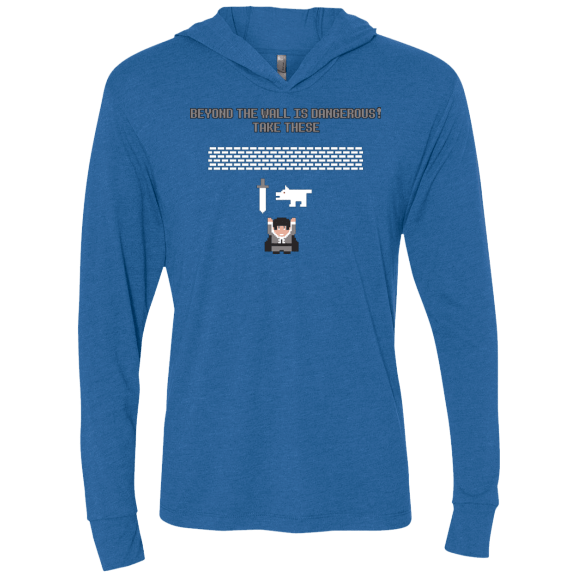 T-Shirts Vintage Royal / X-Small Beyond the Wall Triblend Long Sleeve Hoodie Tee