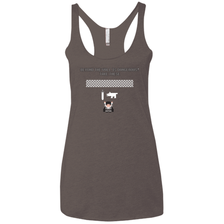 T-Shirts Macchiato / X-Small Beyond the Wall Women's Triblend Racerback Tank