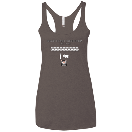 T-Shirts Macchiato / X-Small Beyond the Wall Women's Triblend Racerback Tank