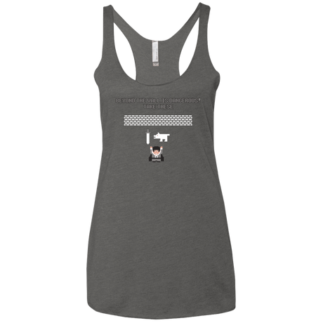 T-Shirts Premium Heather / X-Small Beyond the Wall Women's Triblend Racerback Tank