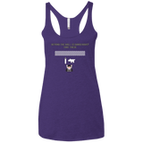 T-Shirts Purple / X-Small Beyond the Wall Women's Triblend Racerback Tank