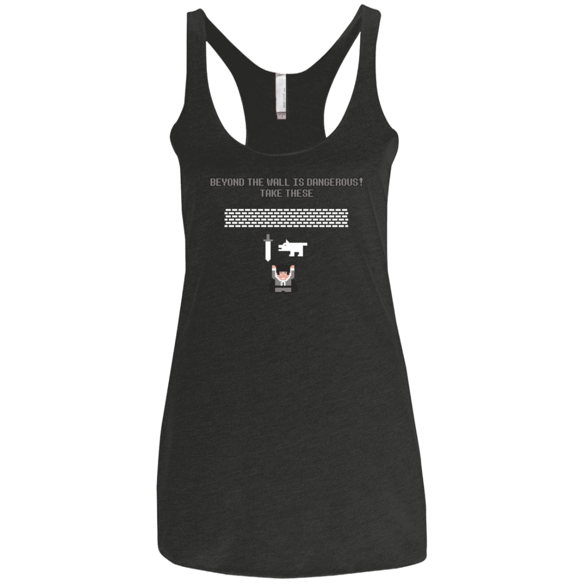 T-Shirts Vintage Black / X-Small Beyond the Wall Women's Triblend Racerback Tank