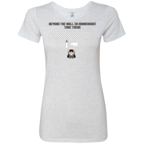 T-Shirts Heather White / Small Beyond the Wall Women's Triblend T-Shirt