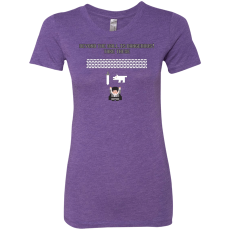 T-Shirts Purple Rush / Small Beyond the Wall Women's Triblend T-Shirt