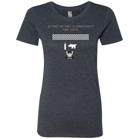 T-Shirts Vintage Navy / Small Beyond the Wall Women's Triblend T-Shirt