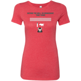 T-Shirts Vintage Red / Small Beyond the Wall Women's Triblend T-Shirt
