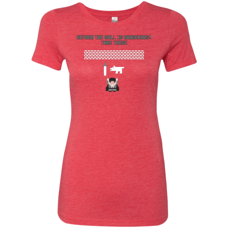 T-Shirts Vintage Red / Small Beyond the Wall Women's Triblend T-Shirt