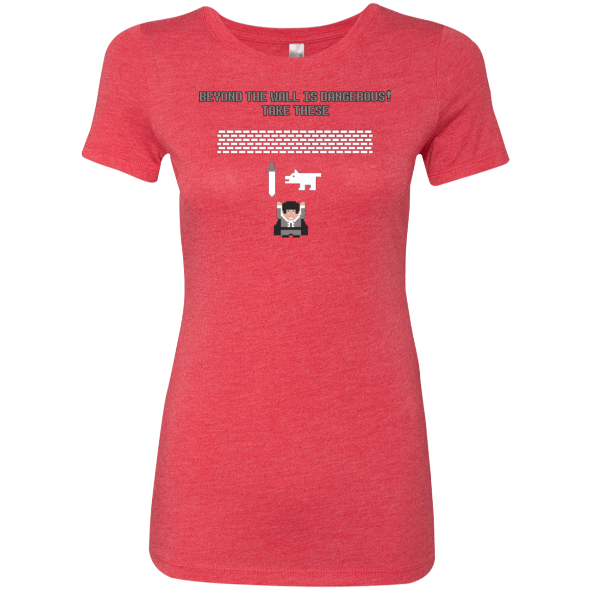 T-Shirts Vintage Red / Small Beyond the Wall Women's Triblend T-Shirt
