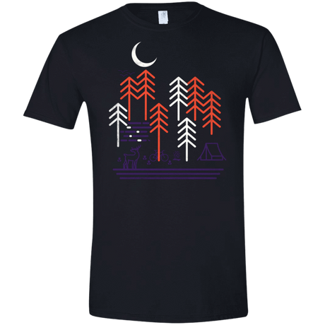 T-Shirts Black / X-Small Bicycle Days Men's Semi-Fitted Softstyle