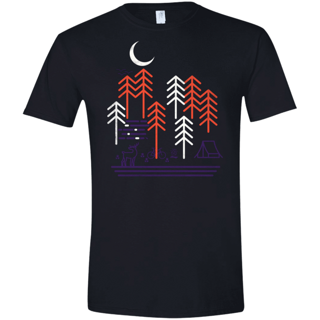 T-Shirts Black / X-Small Bicycle Days Men's Semi-Fitted Softstyle