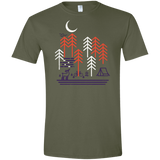 T-Shirts Military Green / S Bicycle Days Men's Semi-Fitted Softstyle