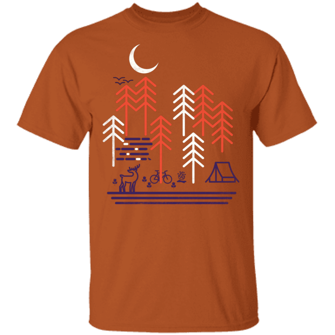 T-Shirts Texas Orange / S Bicycle Days T-Shirt