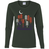 T-Shirts Forest / S Bicycle Days Women's Long Sleeve T-Shirt