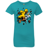 T-Shirts Tahiti Blue / YXS Big Bird and Worm Girls Premium T-Shirt