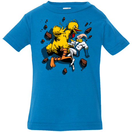 T-Shirts Cobalt / 6 Months Big Bird and Worm Infant Premium T-Shirt