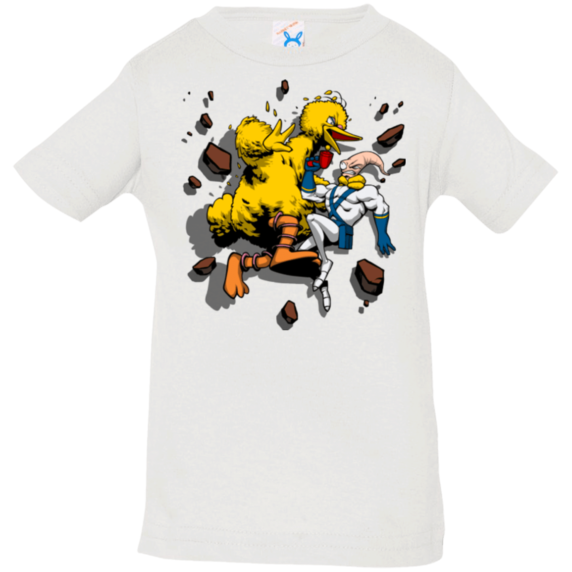 T-Shirts White / 6 Months Big Bird and Worm Infant Premium T-Shirt