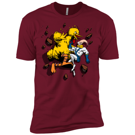 T-Shirts Cardinal / X-Small Big Bird and Worm Men's Premium T-Shirt