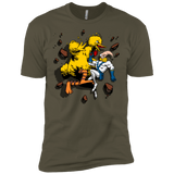 T-Shirts Military Green / X-Small Big Bird and Worm Men's Premium T-Shirt