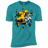 T-Shirts Tahiti Blue / X-Small Big Bird and Worm Men's Premium T-Shirt