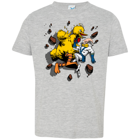 T-Shirts Heather / 2T Big Bird and Worm Toddler Premium T-Shirt