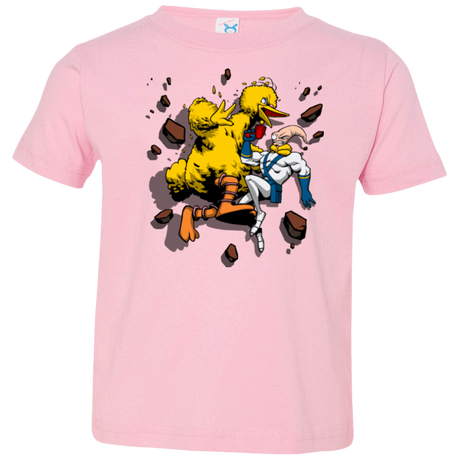 T-Shirts Pink / 2T Big Bird and Worm Toddler Premium T-Shirt