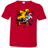 T-Shirts Red / 2T Big Bird and Worm Toddler Premium T-Shirt
