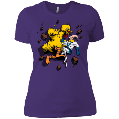 T-Shirts Purple / X-Small Big Bird and Worm Women's Premium T-Shirt
