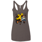 T-Shirts Macchiato / X-Small Big Bird and Worm Women's Triblend Racerback Tank
