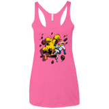 T-Shirts Vintage Pink / X-Small Big Bird and Worm Women's Triblend Racerback Tank