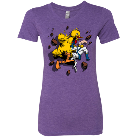 T-Shirts Purple Rush / Small Big Bird and Worm Women's Triblend T-Shirt