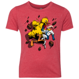 T-Shirts Vintage Red / YXS Big Bird and Worm Youth Triblend T-Shirt