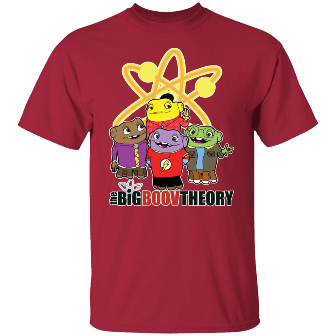 T-Shirts Cardinal / S Big Boov Theory T-Shirt