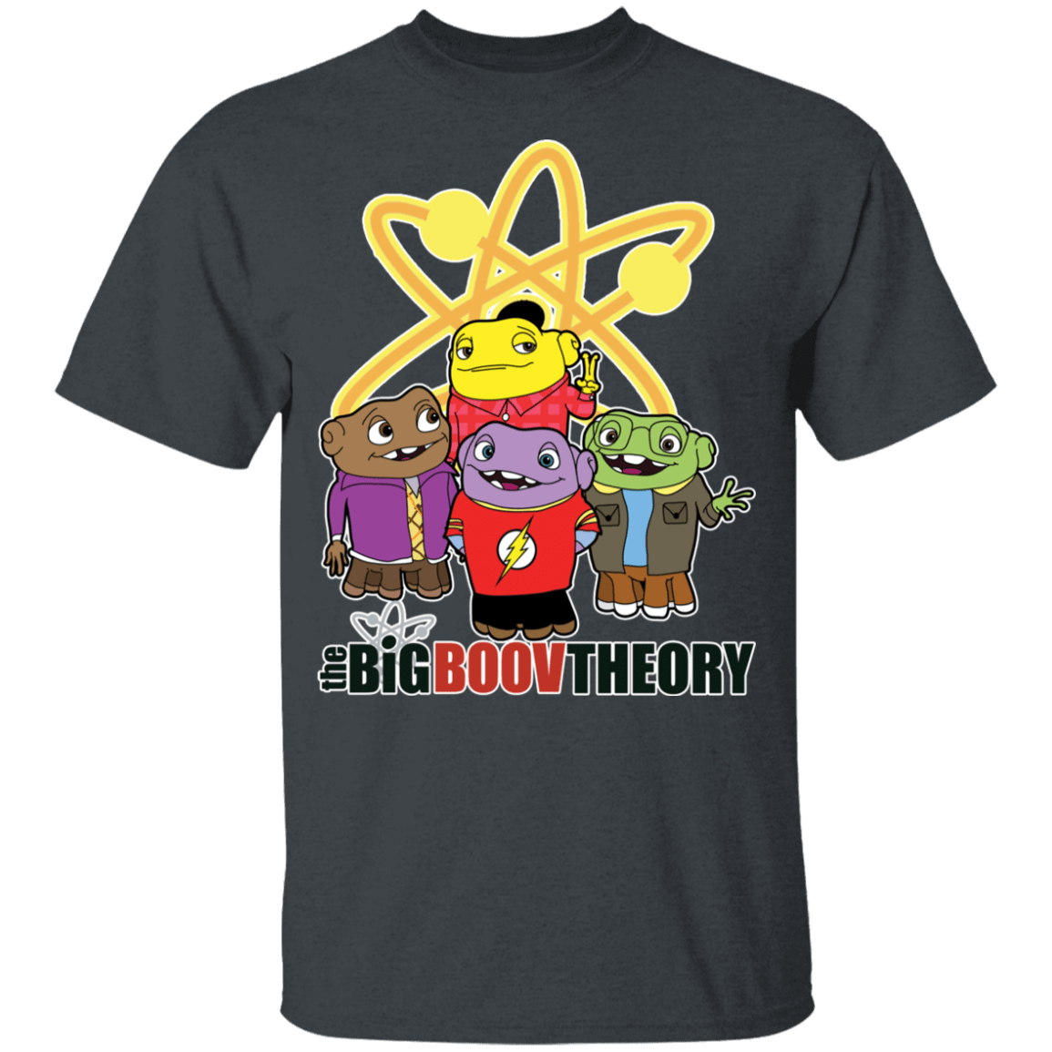T-Shirts Dark Heather / YXS Big Boov Theory Youth T-Shirt