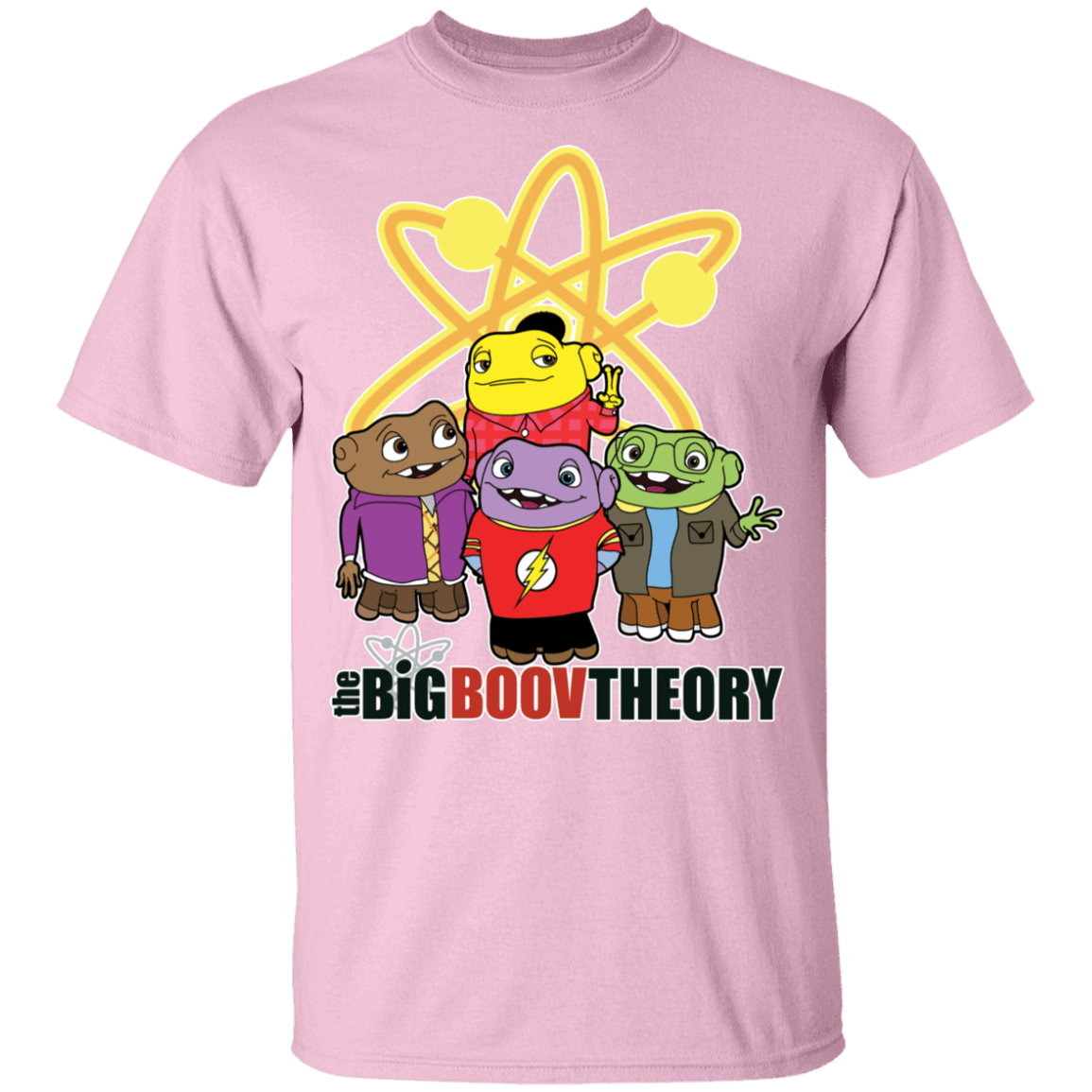 T-Shirts Light Pink / YXS Big Boov Theory Youth T-Shirt
