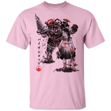 T-Shirts Light Pink / S Big Daddy and Little Sister sumi-e T-Shirt