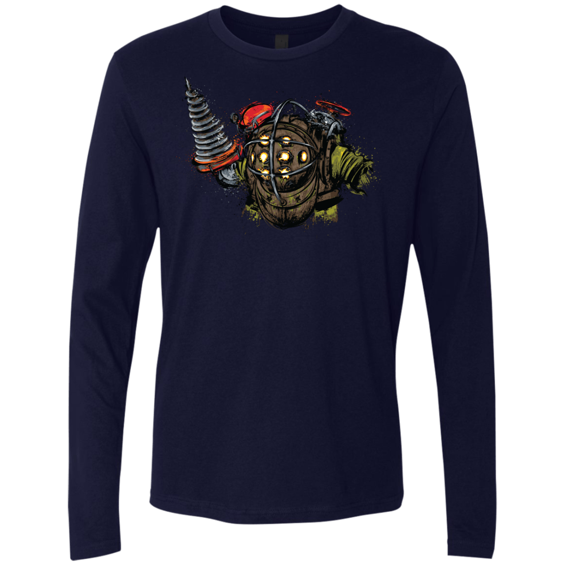T-Shirts Midnight Navy / S Big Daddy Men's Premium Long Sleeve