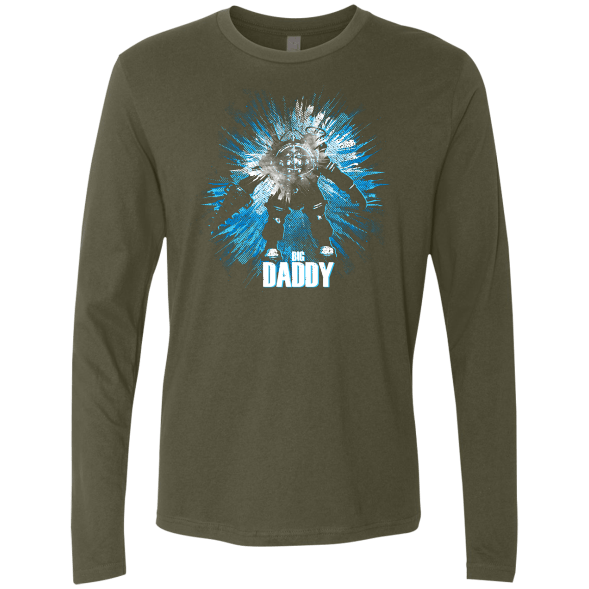 T-Shirts Military Green / S Big Daddy Men's Premium Long Sleeve