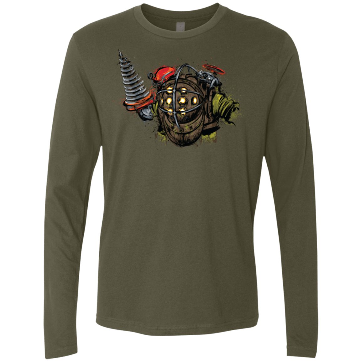 T-Shirts Military Green / Small Big Daddy Men's Premium Long Sleeve