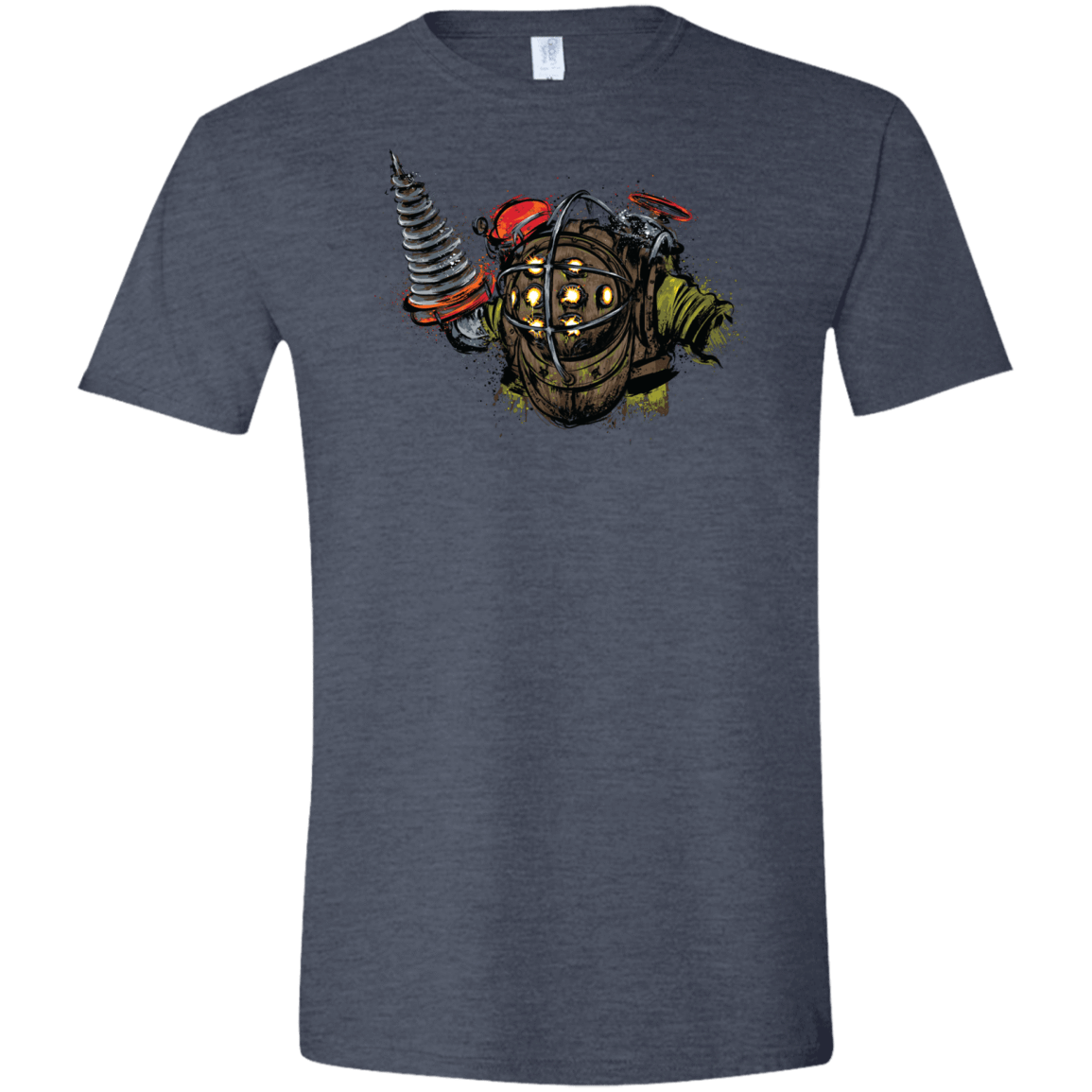 T-Shirts Heather Navy / S Big Daddy Men's Semi-Fitted Softstyle