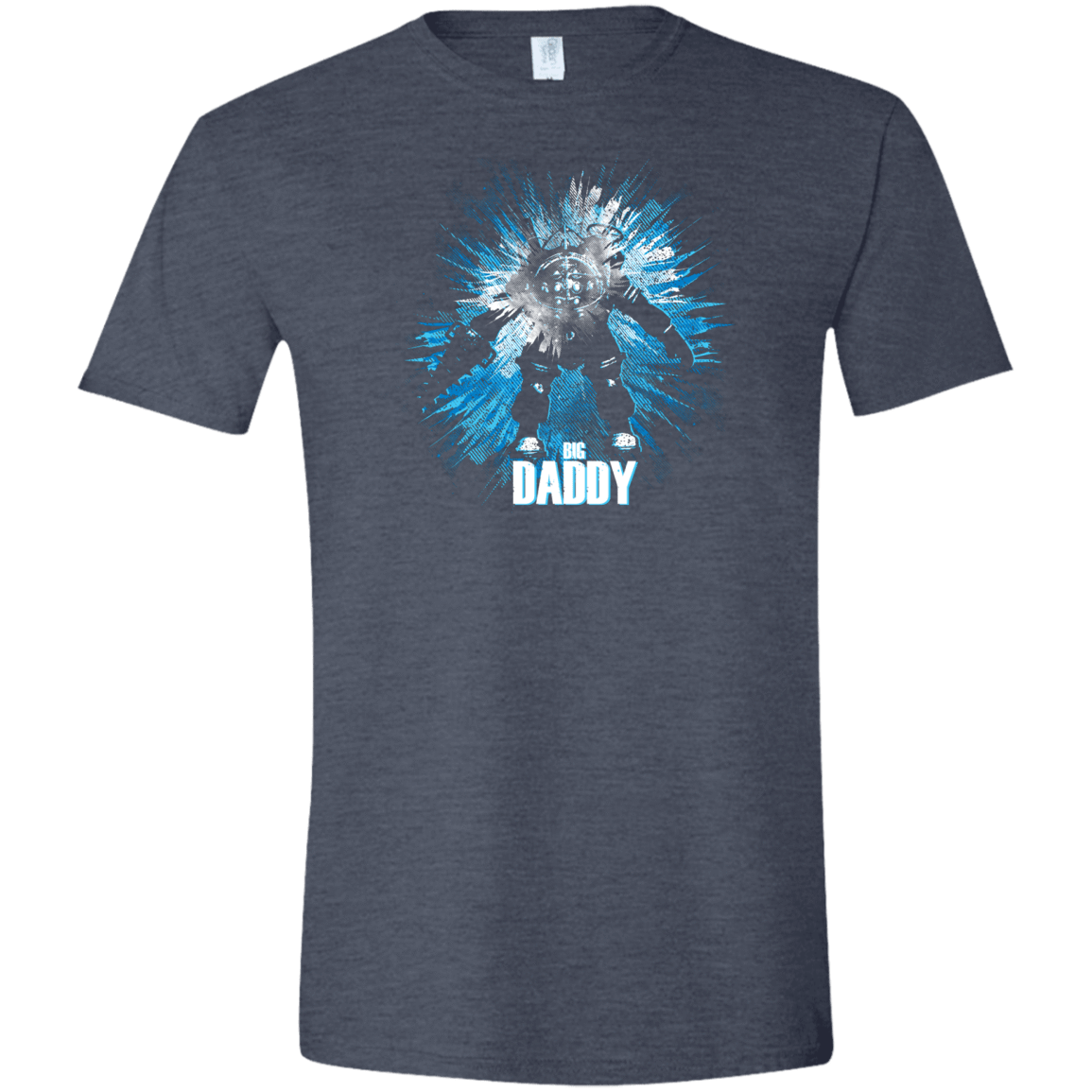 T-Shirts Heather Navy / S Big Daddy Men's Semi-Fitted Softstyle