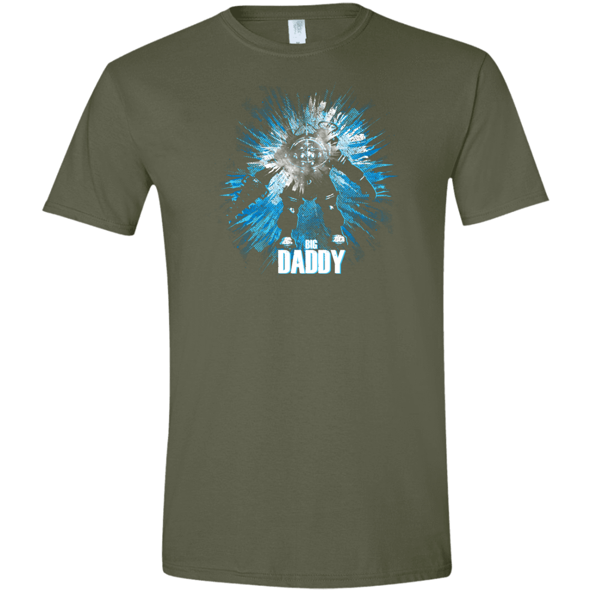 T-Shirts Military Green / S Big Daddy Men's Semi-Fitted Softstyle
